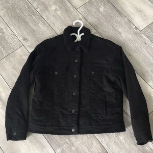 Levi’s sherpa trucker jacket medium black